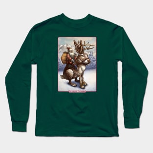 Kris Kringle and the Jackalope Long Sleeve T-Shirt